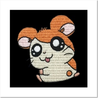 Embroidered Hamtaro Posters and Art